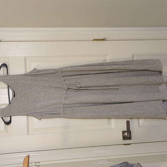 The limited sweatshirt jersey dress XL Heather Gray Midi - Picture 1 of 7